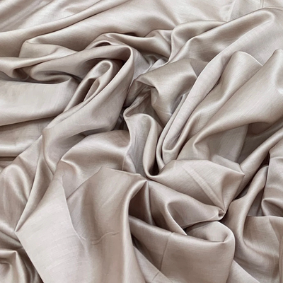 Nobel Plain Viscose Linen Satin Fabric (Wholesale)