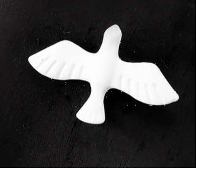 White Fancy Brooch