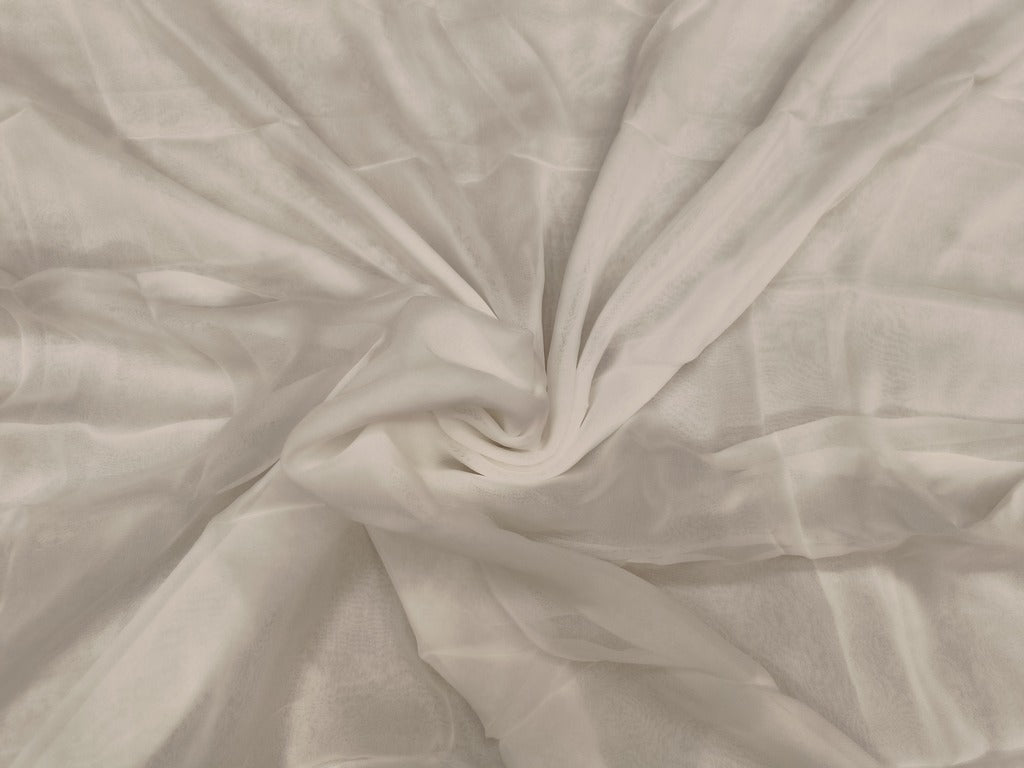 White Dyeable Georgette Fabric (Wholesale)