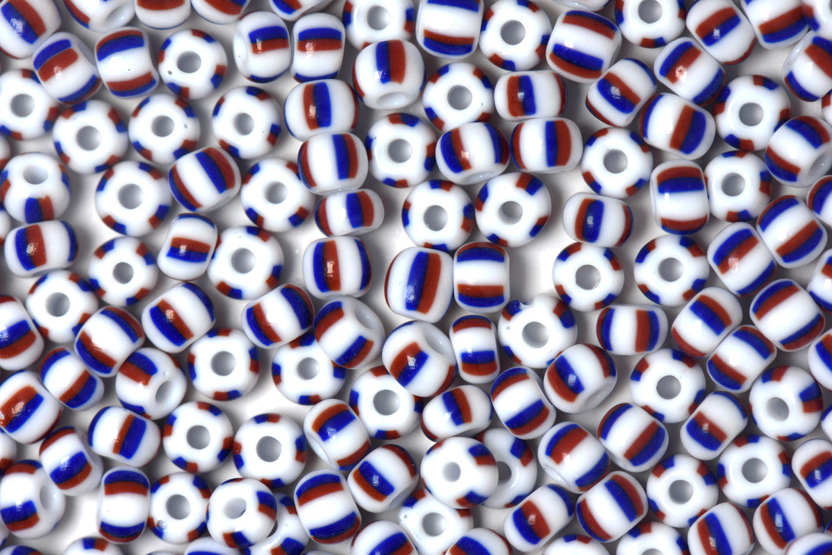 Multicolor Preciosa Stripes Seeds Beads