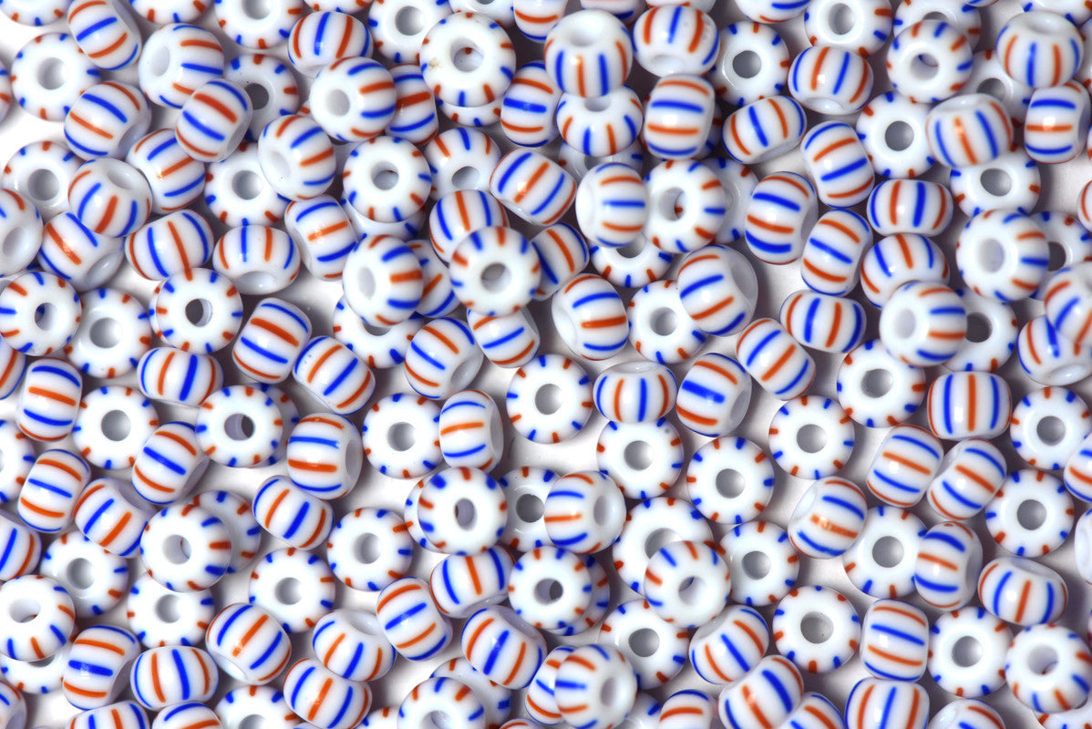 Multicolor Preciosa Stripes Seeds Beads