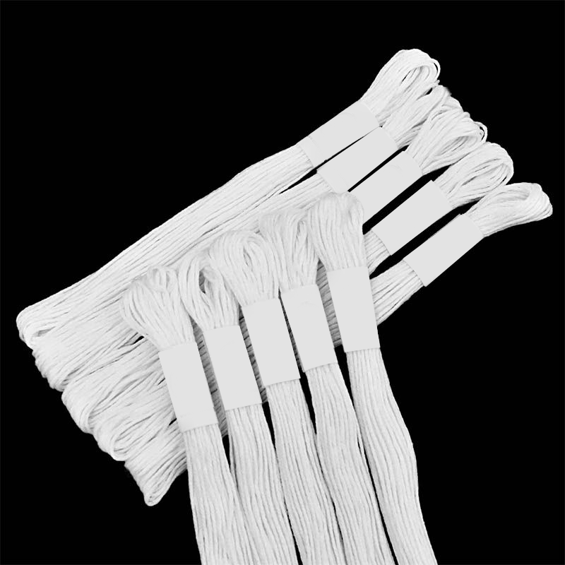 whitecolorhandembroiderystrandedcottonthreads