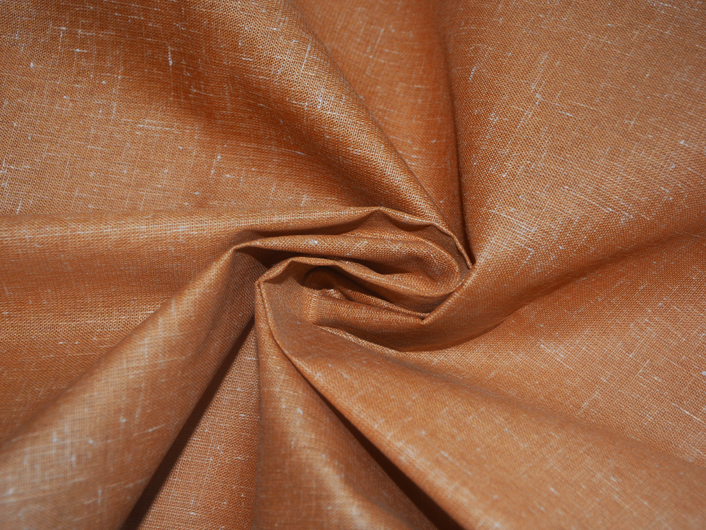 tawny-brown-cotton-linen-shirting-fabric-kbg-ss-cl-05-sf