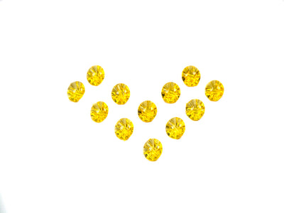 Mustard Yellow Transparent Acrylic Buttons