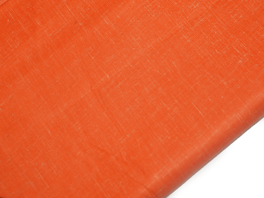 sunny-orange-cotton-linen-shirting-fabric-kbg-ss-cl-08-sf