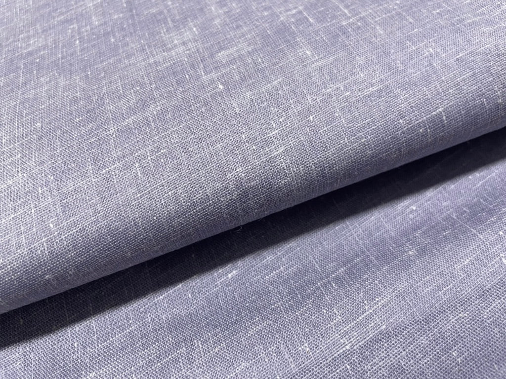 Gray Plain Cotton Linen Fabric