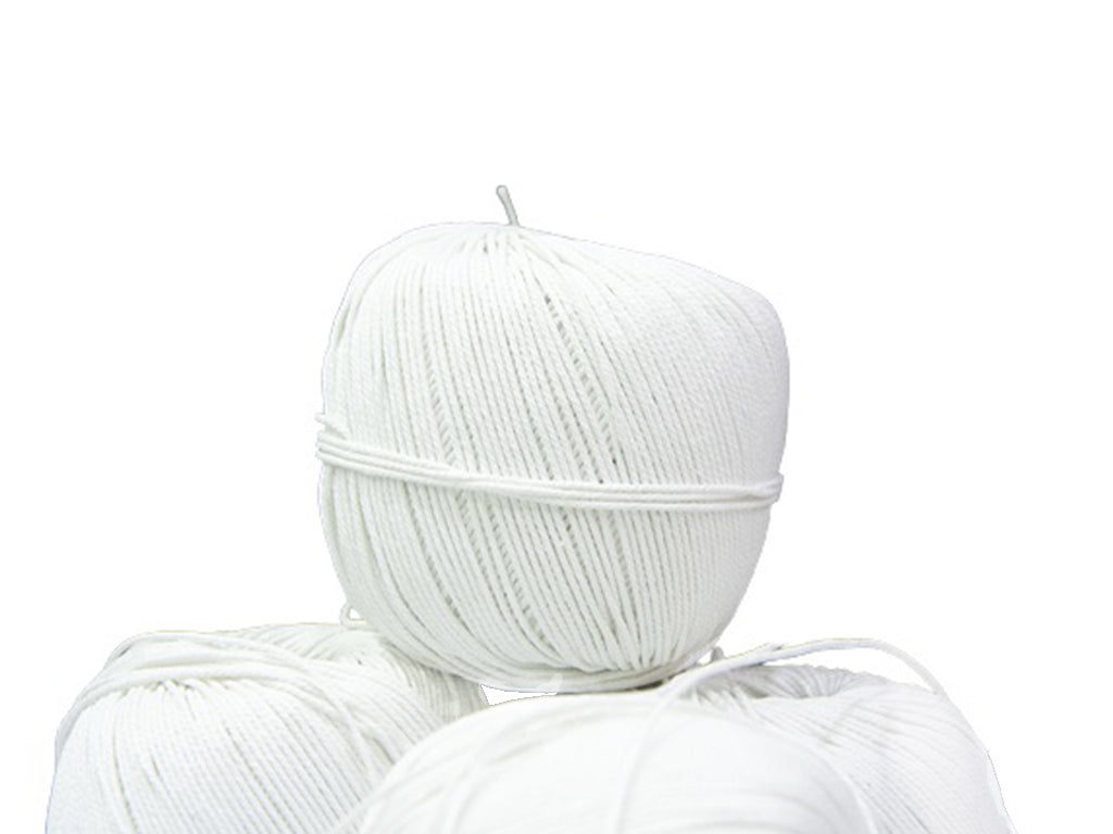 White Cotton Piping Thread