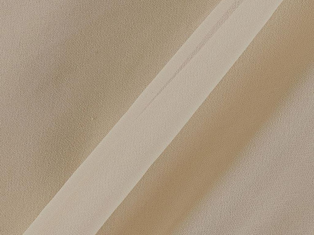 Beige Polyester Diamond Georgette Fabric