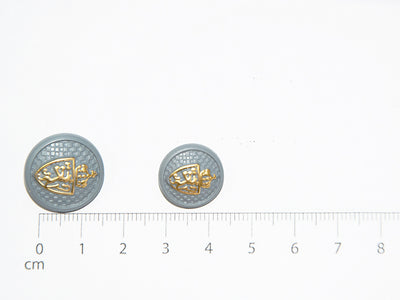 Gray Designer Acrylic Suit Buttons