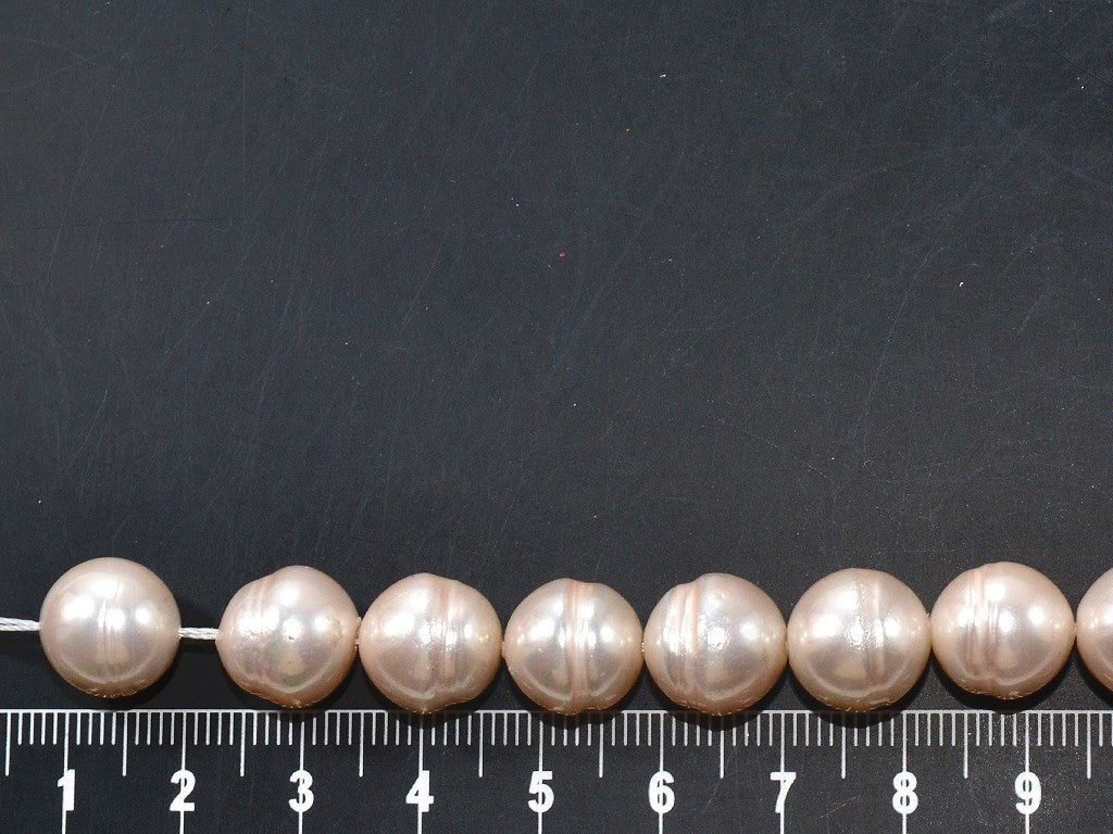 Light Pink Round Shell Pearls | The Design Cart (3785194700834)