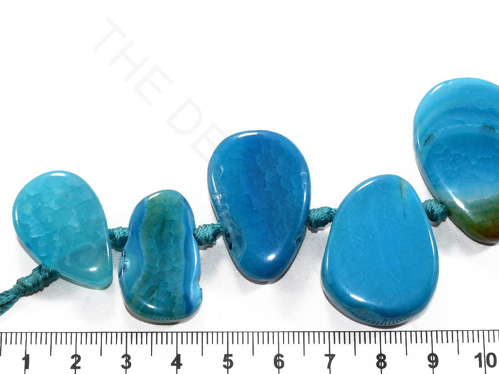 Blue Uncut Agate Stones | The Design Cart (3785171075106)