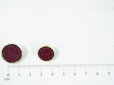 Maroon Designer Acrylic Suit Buttons