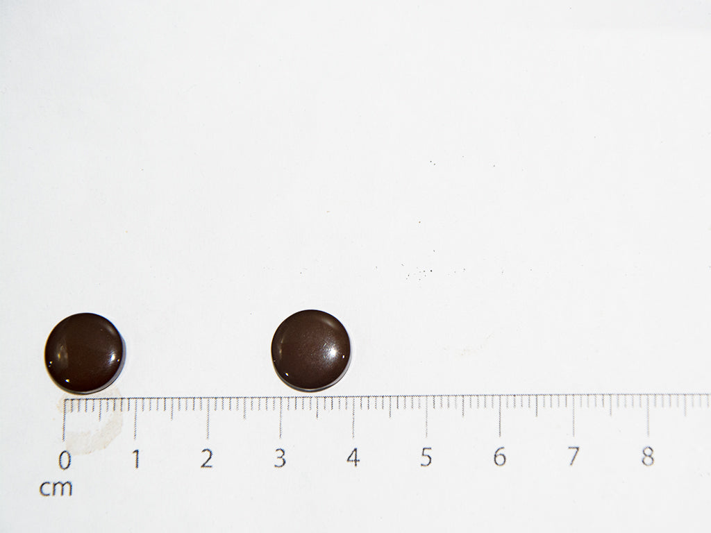 Brown Circular Marble Acrylic Buttons