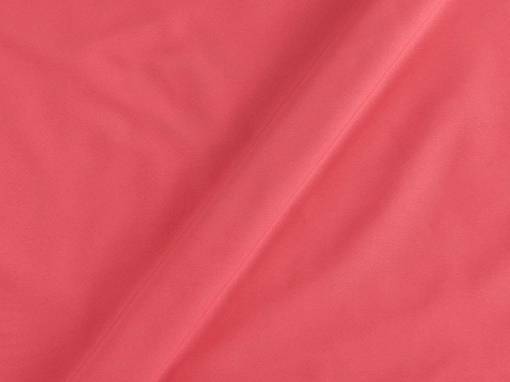 Sugar Coral Plain Butter Crepe Fabric