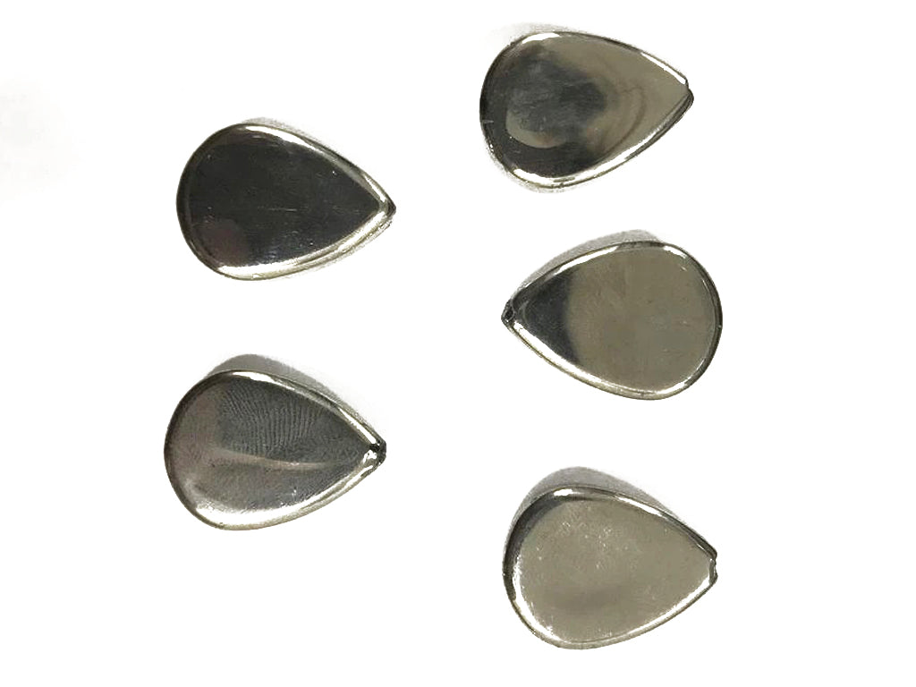 metallic-silver-drop-shaped-glass-beads