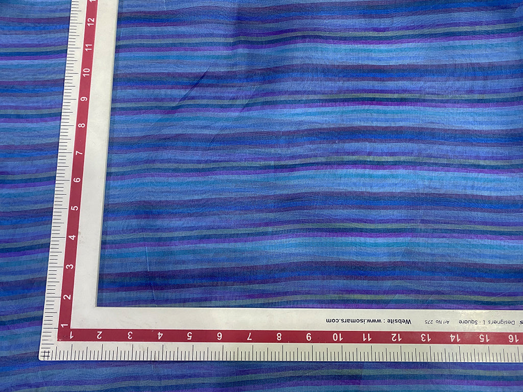 blue-multicolour-stripes-polyester-organza-fabric