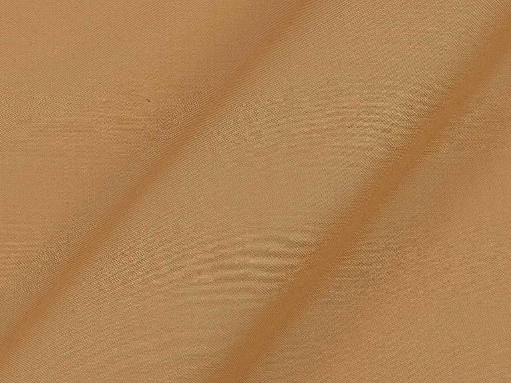 Sand Gold Cotton Satin Plain Dyed Fabric 2