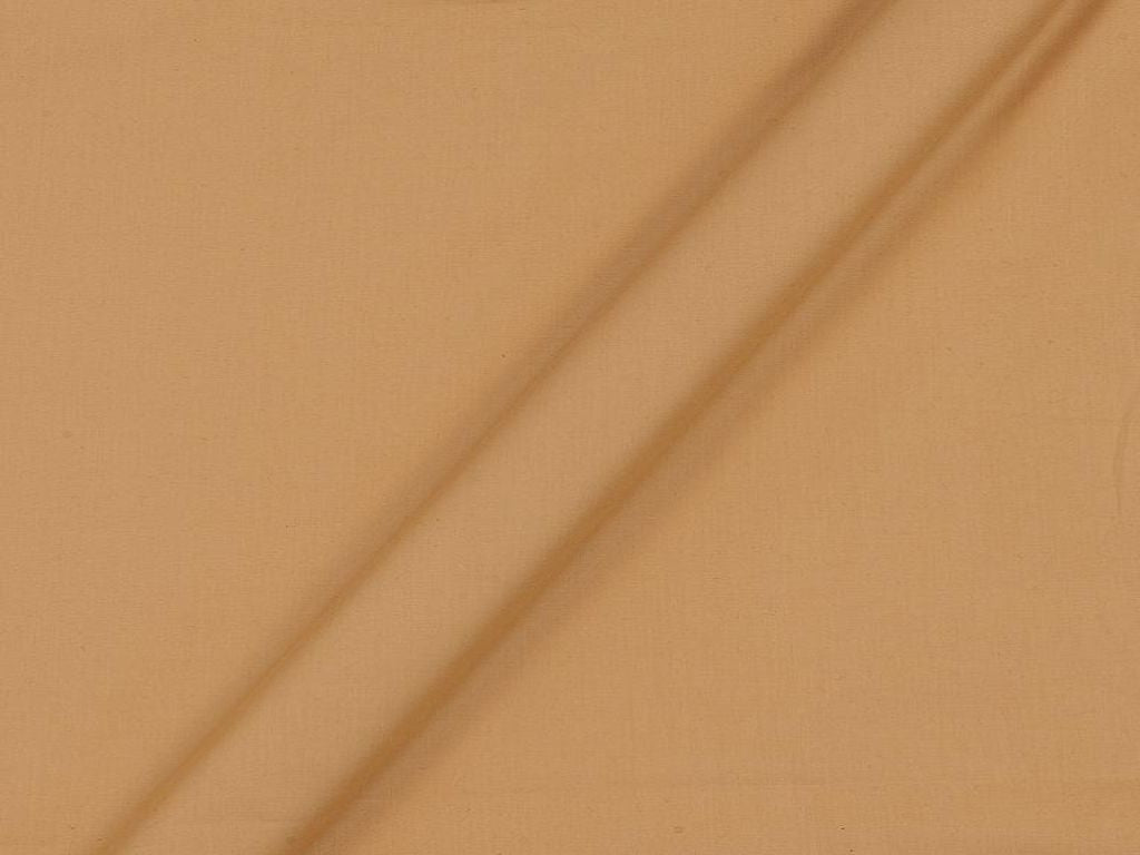 Sand Gold Cotton Satin Plain Dyed Fabric 2