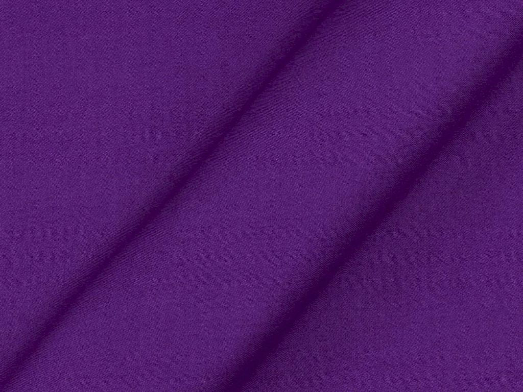 Purple Cotton Satin Plain Dyed Fabric