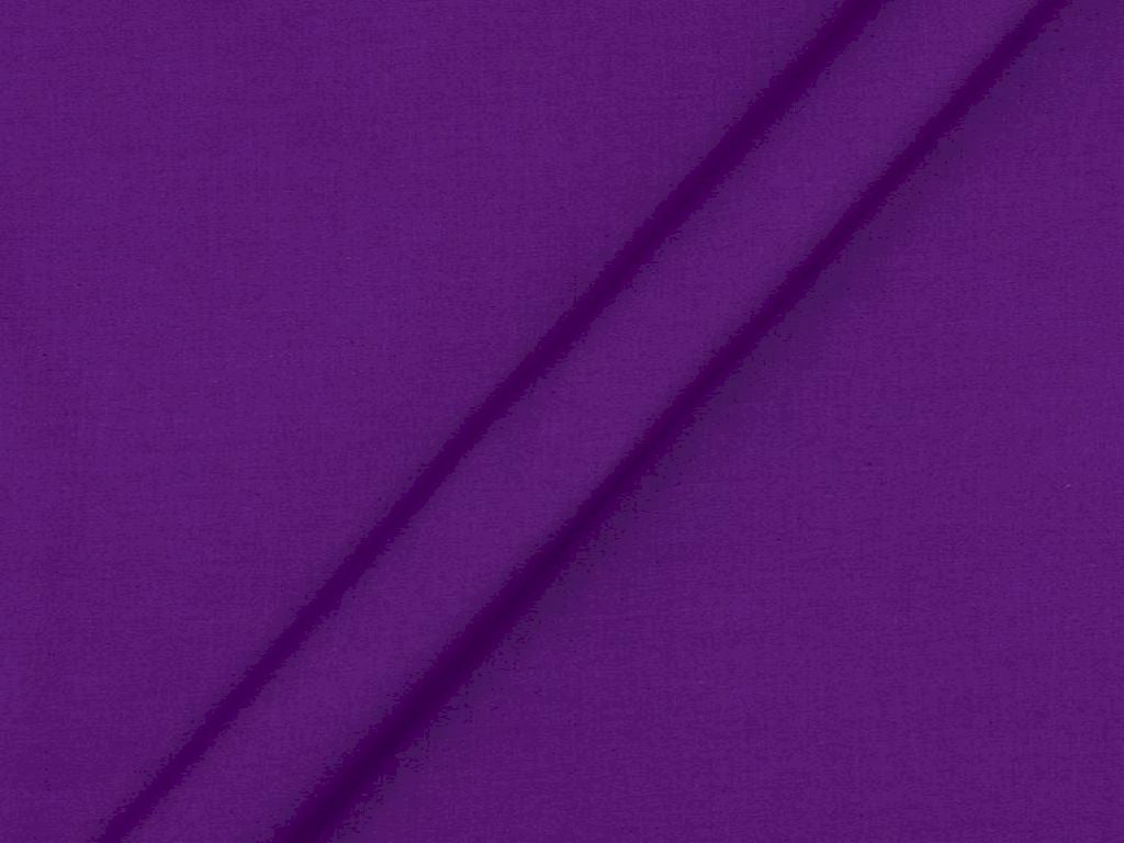 Purple Cotton Satin Plain Dyed Fabric