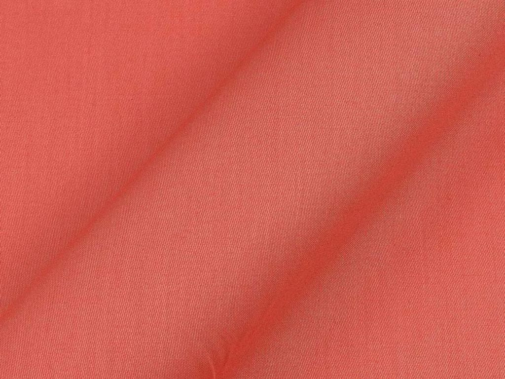 Peach Pink Cotton Satin Plain Dyed Fabric