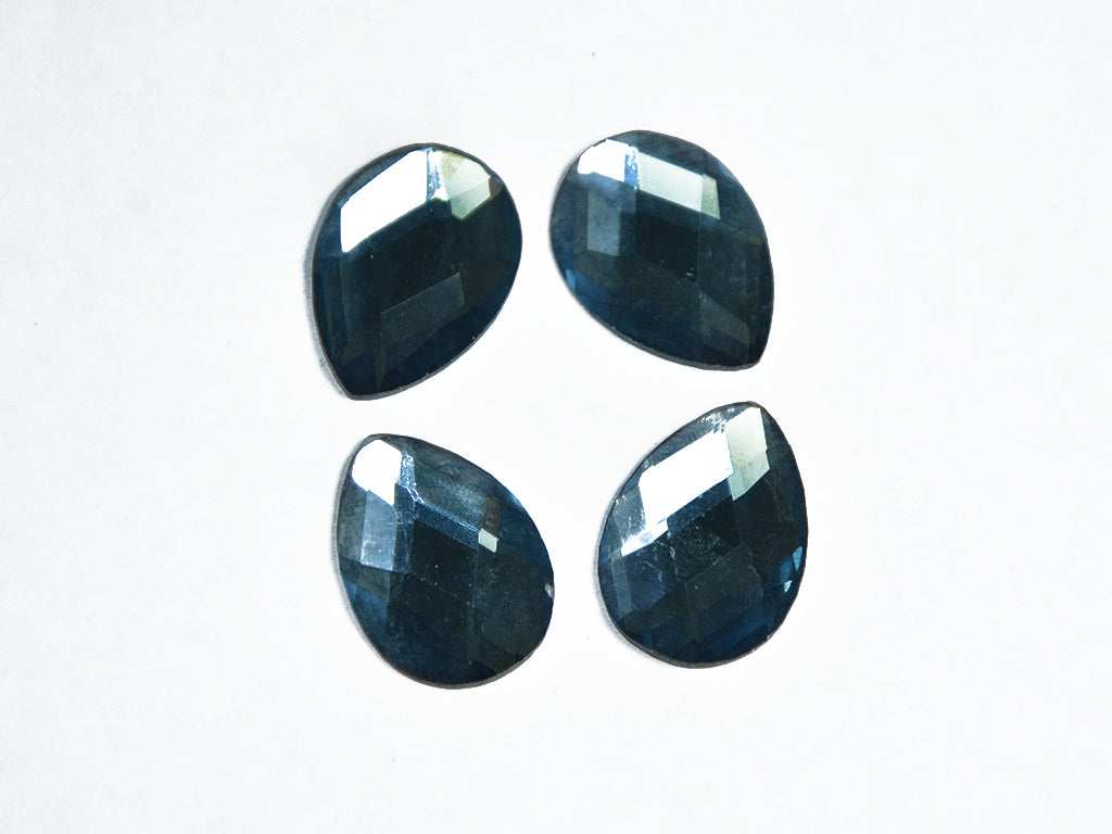 Black Diamond Drop Glass Stones 1