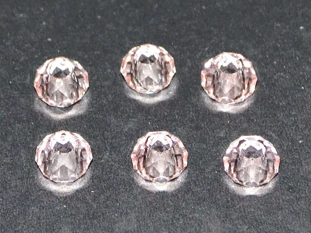 Pink Faceted Crystal Beads | The Design Cart (3840766902306)
