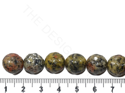 Yellow Black Round Jade Semi Precious Stones | The Design Cart (3785183789090)