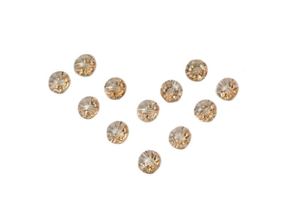 Beige Transparent Acrylic Buttons