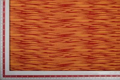 Orange, Coral Printed Dupion Fabric