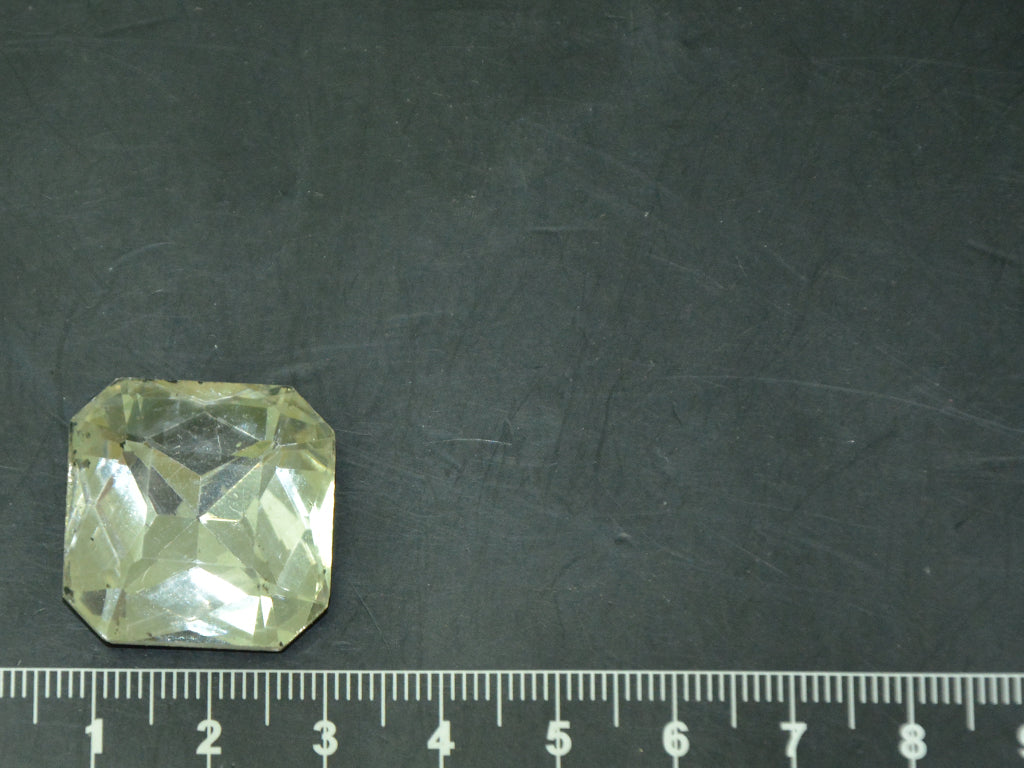 Octagonal Transparent Glass Stones