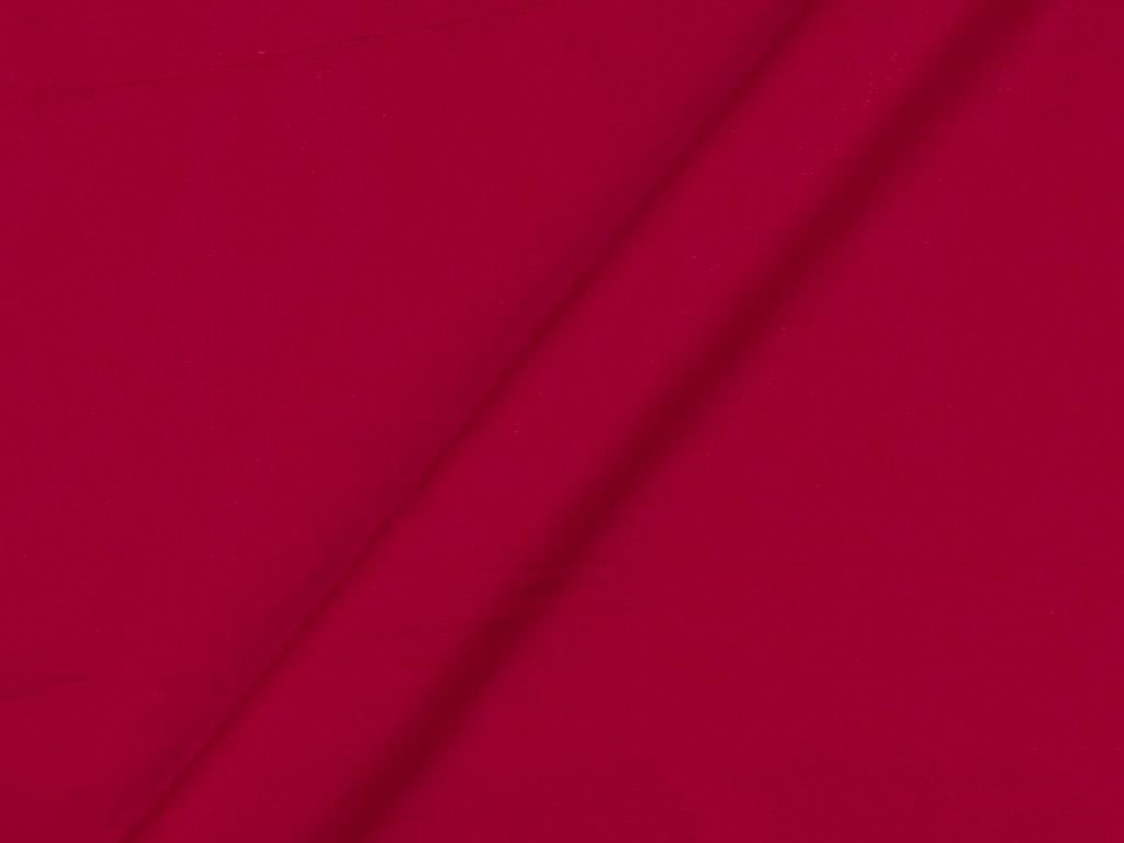 Mars Red Cotton Satin Plain Dyed Fabric