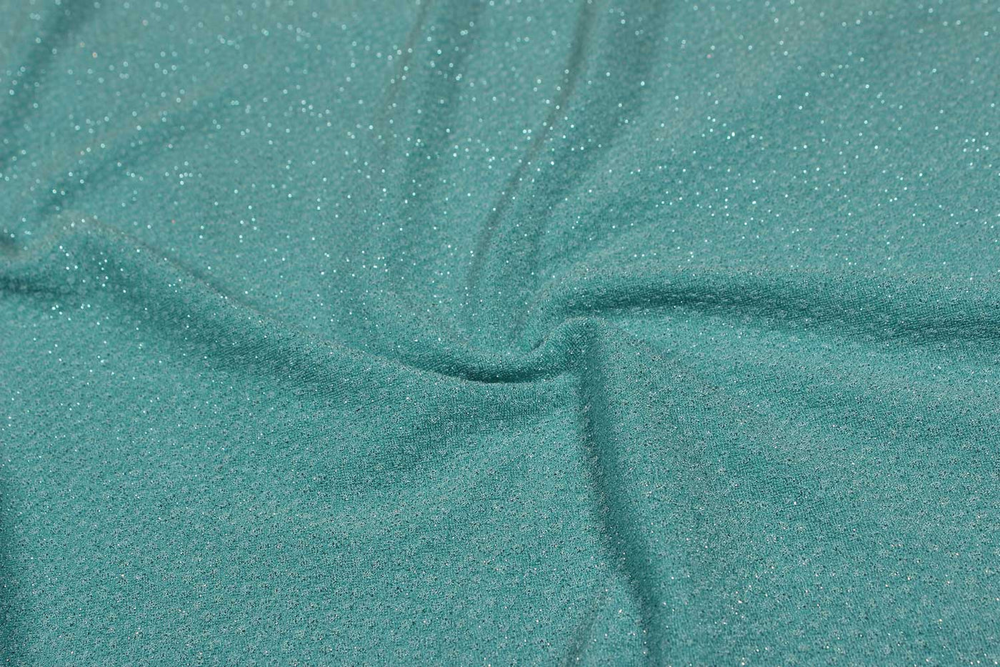 Turquoise Knitted Fabric