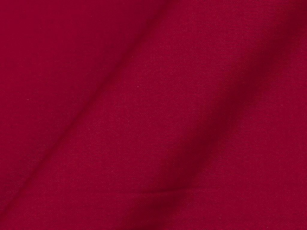 Mars Red Cotton Satin Plain Dyed Fabric