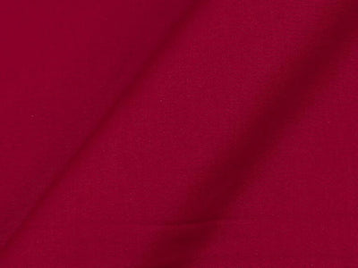 Mars Red Cotton Satin Plain Dyed Fabric