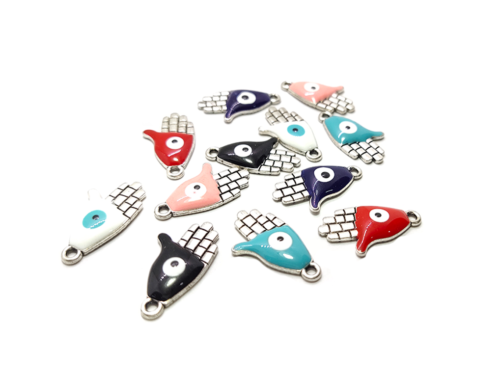 Multicolor Hamsa Charms