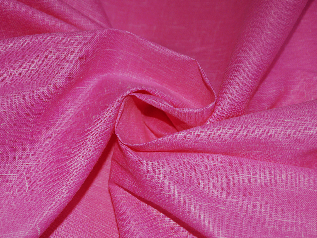 bright-pink-cotton-linen-shirting-fabric-kbg-ss-cl-11-sf