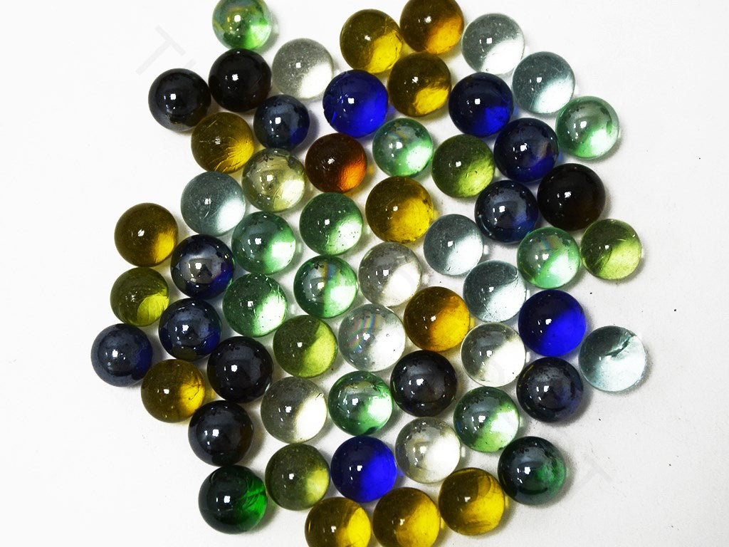Multicolour 2 Pebble Glass Stones | The Design Cart (4357669584965)