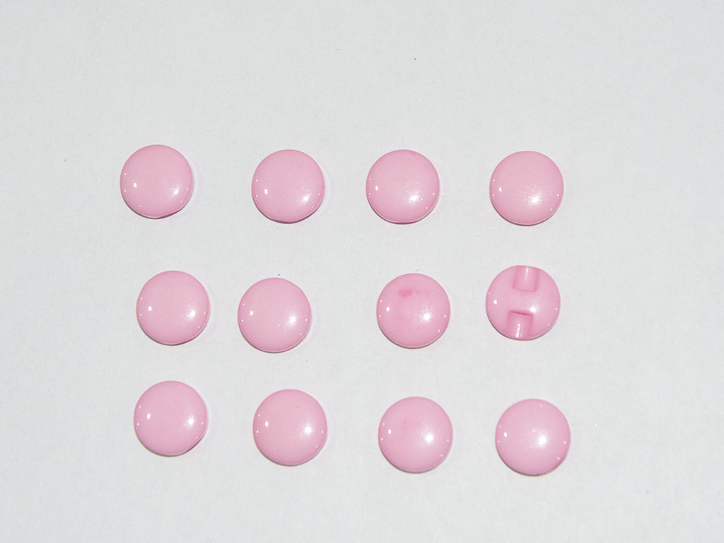 Pink Circular Marble Acrylic Buttons