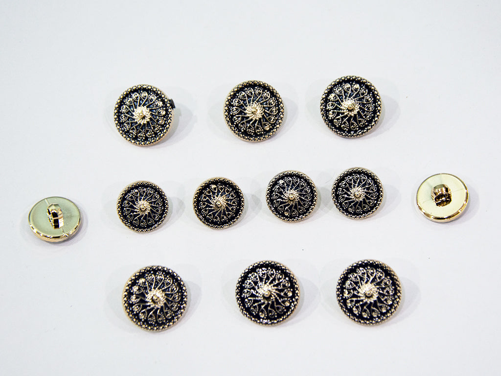 Blue Designer Acrylic Suit Buttons