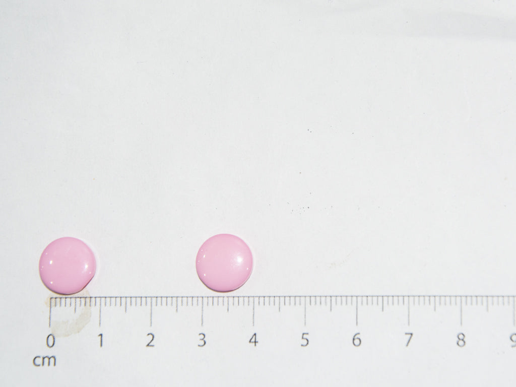 Pink Circular Marble Acrylic Buttons