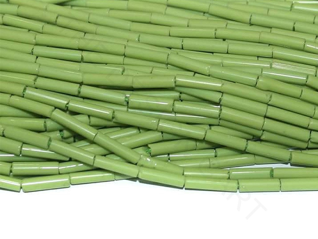 Green Pipe Beads | The Design Cart (4333696417861)