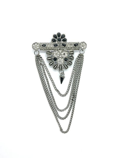 Silver Designer Brooch