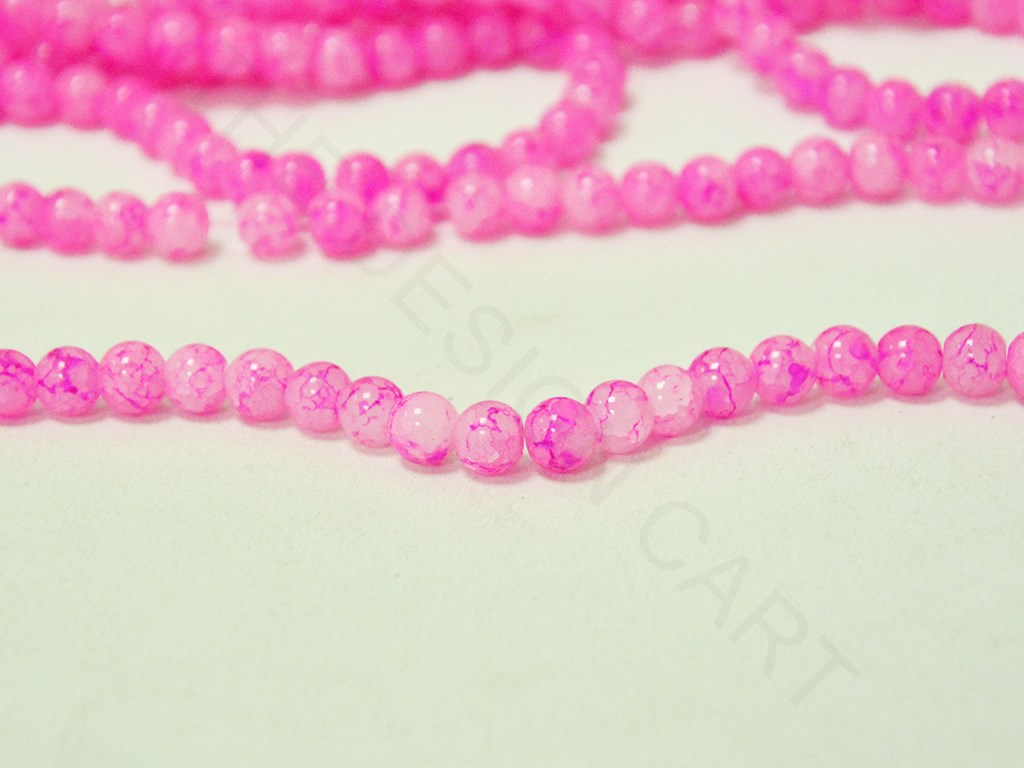 Light Pink Spherical Glass Pearls | The Design Cart (4357669257285)