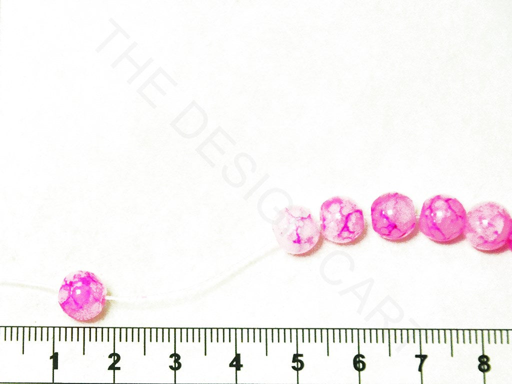 Light Pink Spherical Glass Pearls | The Design Cart (4357669257285)