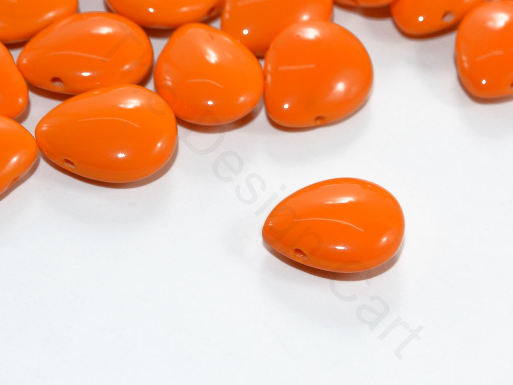 Orange Pip Czech Glass Beads | The Design Cart (1722764558370)