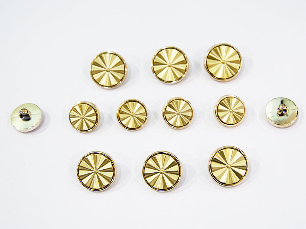 Golden Designer Acrylic Suit Buttons