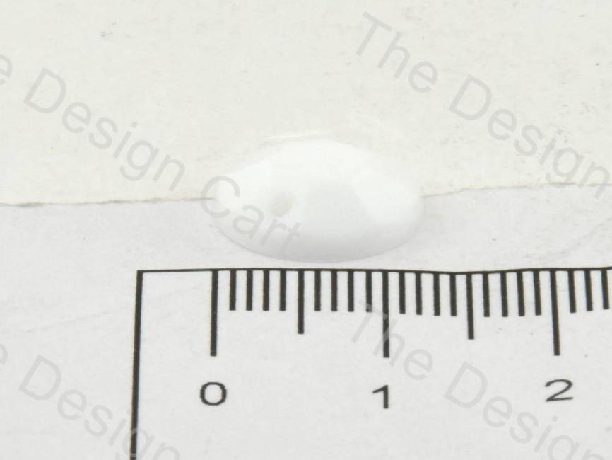 White (12 mm) Round 2 Hole Acrylic Stones - The Design Cart (395755094050)