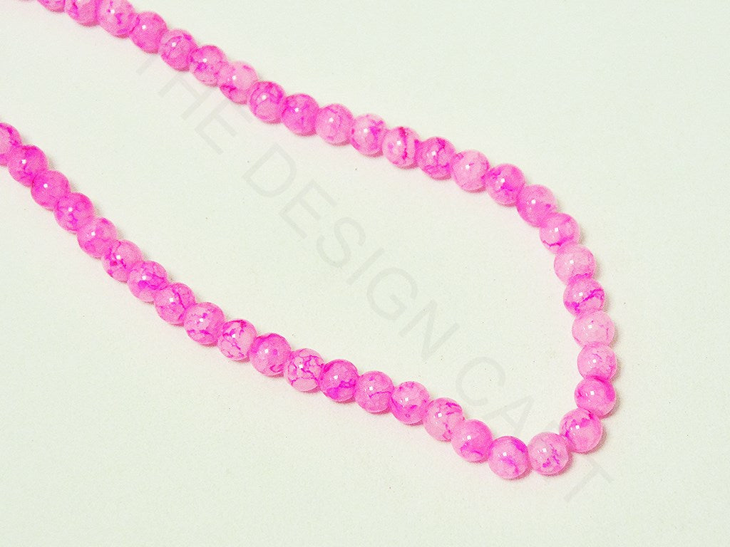 Light Pink Spherical Glass Pearls | The Design Cart (4357669257285)