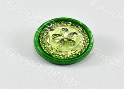 lime-green-flower-plastic-button
